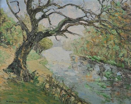 RIVER & OVERHANGING TREE