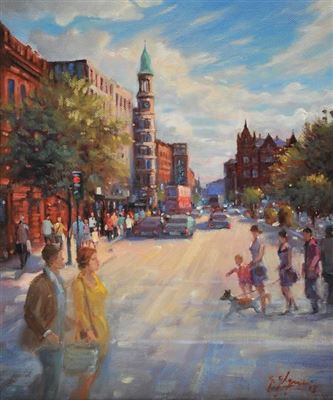 SUMMER LIGHT, DONEGALL SQUARE, BELFAST