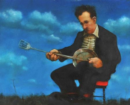Sample artwork by Philip Lindey (late 20th century), known for painting - View similar artists and auction records