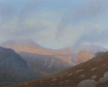 "LOW CLOUD, THE MOURNES"
