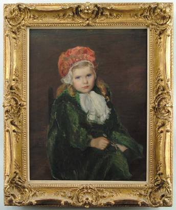 Portrait of a Girl in a Red Bonnet