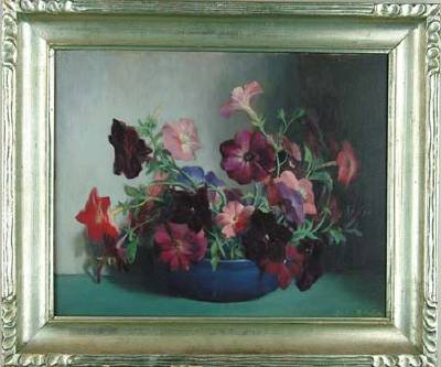 Sample artwork by Beatrice Hagarty Robertson (1879 - 1962), known for floral still life painting - View similar artists and auction records