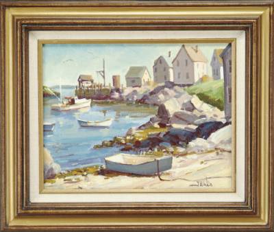 Fish Beach Monhegan, Maine