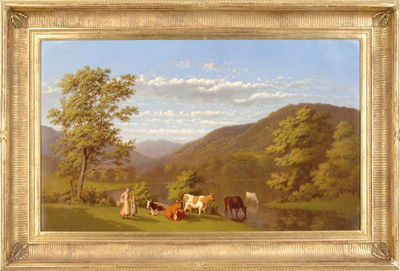 Mother and Child with Cows
