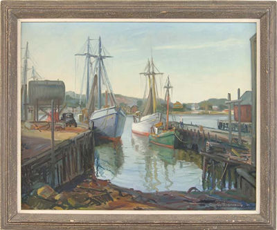 Fishing Boats, Gloucester Harbor