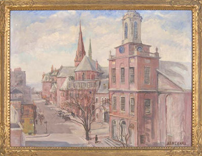 Lower Mt. Vernon St by Harriot Newhall - Auction record, sale price, and art valuation. Compare with similar artists and explore comparable artworks.