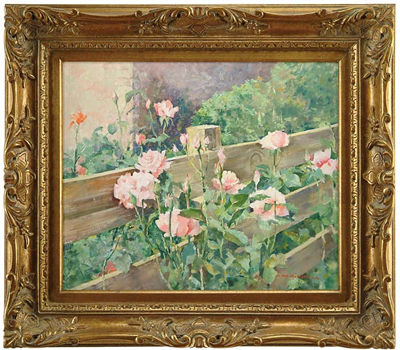 Roses Along the Fence