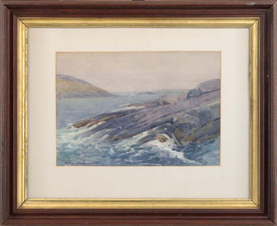 Moored Off Rocks