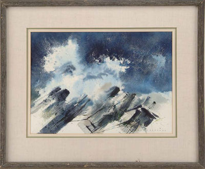 Coastal Spray in Winter