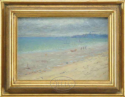 FIGURES ON A BEACH by Anson Kent Cross - Auction record, sale price, and art valuation. Compare with similar artists and explore comparable artworks.