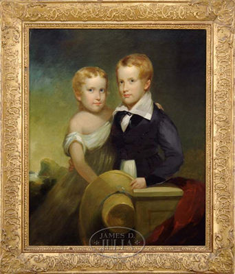PORTRAIT OF AARON BURR FENTON AND SARAH ANN FENTON