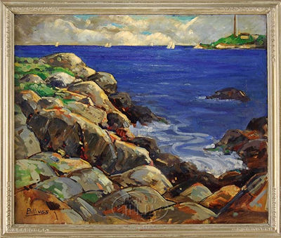 ROCKPORT COAST WITH THATCHER'S ISLAND
