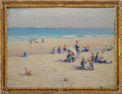 Sample artwork by Harold Streator (1861 - 1926), known for landscape, floral outdoor, portrait - View similar artists and auction records