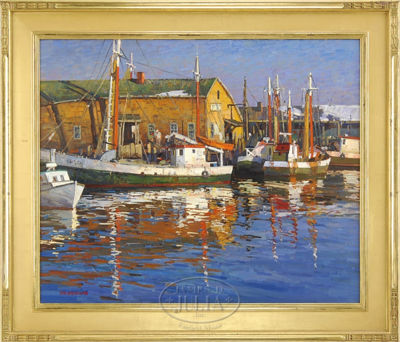"GLOUCESTER AFTERNOON" by TM Nicholas - Auction record, sale price, and art valuation. Compare with similar artists and explore comparable artworks.