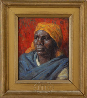 PORTRAIT OF AN AFRICAN WOMAN