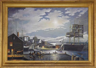THOMASTON HARBOR, MAINE by Blaikie Hines - Auction record, sale price, and art valuation. Compare with similar artists and explore comparable artworks.