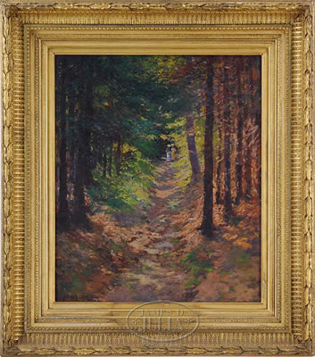 Sample artwork by Philip Little (1857 - 1942), known for coastal-urban landscape painting, etching, camouflage art - View similar artists and auction records