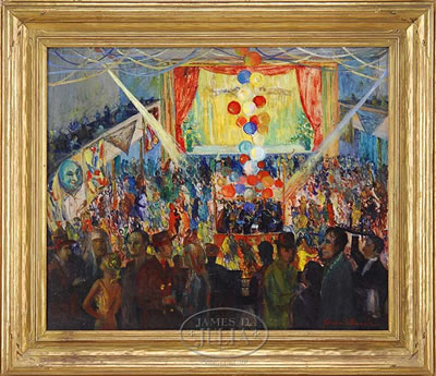 PARTY AT THE KIT KAT CLUB by Xavier Barile - Auction record, sale price, and art valuation. Compare with similar artists and explore comparable artworks.