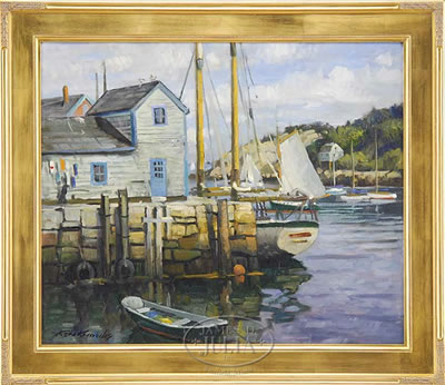 AFTERNOON DORY ROCKPORT, MASS by Kenneth Knowles - Auction record, sale price, and art valuation. Compare with similar artists and explore comparable artworks.