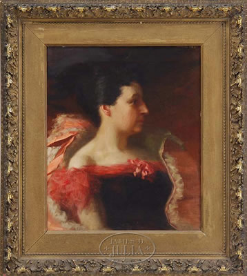 PORTRAIT OF AN ELEGANT WOMAN