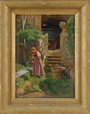 WATERING THE GARDEN