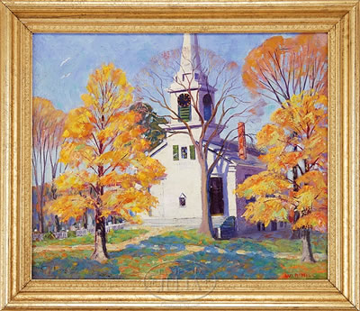 HAMPTON FALLS, OCTOBER by William Hill - Auction record, sale price, and art valuation. Compare with similar artists and explore comparable artworks.