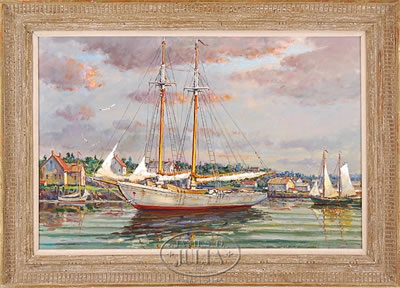 THE SCHOONER "COLUMBIA"