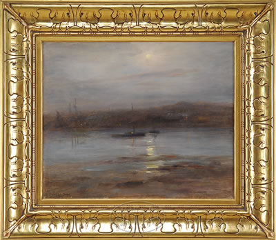 Sample artwork by Walter Lofthouse Dean (1854 - 1912), known for sea-landscape, coastal views, marine, harbor views - View similar artists and auction records