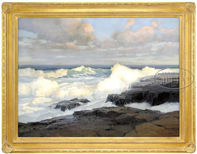 Sample artwork by Michael Karas (Born 1954), known for landscape and seascape painting - View similar artists and auction records