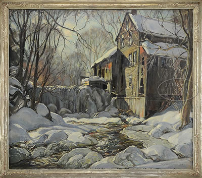 Sample artwork by William Lester Stevens (1888 - 1969), known for landscape, marine, genre and still life painting, teaching - View similar artists and auction records