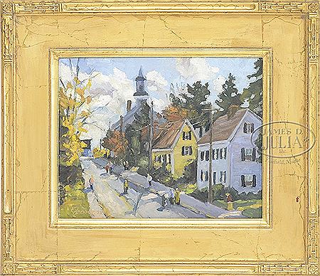 ROCKPORT STREET SCENE by Paul Goodnow - Auction record, sale price, and art valuation. Compare with similar artists and explore comparable artworks.