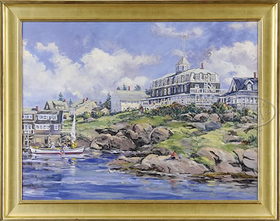 "MONHEGAN MORNING" by Keith Oehmig - Auction record, sale price, and art valuation. Compare with similar artists and explore comparable artworks.