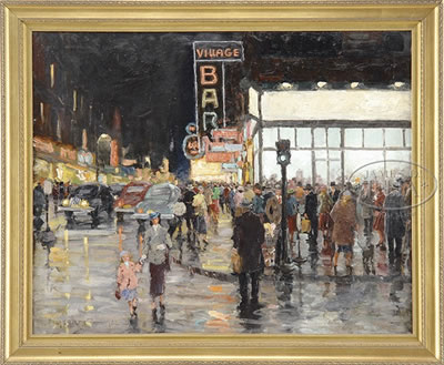 BUSY NEW YORK STREET