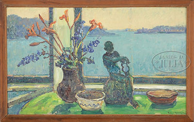 STILL LIFE OVERLOOKING THE BAY
