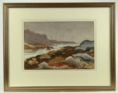 Peggy's Cove by William James Dow - Auction record, sale price, and art valuation. Compare with similar artists and explore comparable artworks.