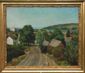 Scene of Isle Au Haut, Maine