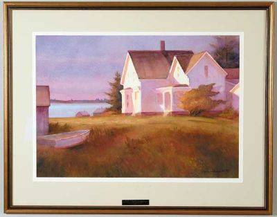 Maine House by Joyce Williams - Auction record, sale price, and art valuation. Compare with similar artists and explore comparable artworks.