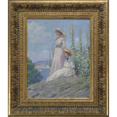 Harbor Lookout by Abbott Fuller Graves - Auction record, sale price, and art valuation. Compare with similar artists and explore comparable artworks.