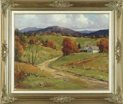 Sample artwork by Ruth Nettleton (1901 - 1973), known for land-townscape - View similar artists and auction records