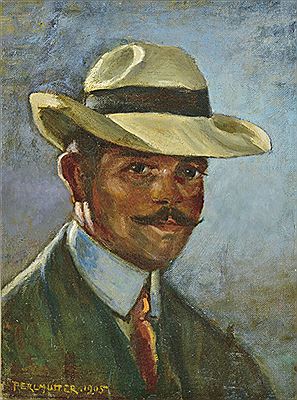 Portrait of Isaac Izsak Perlmutter: Self-portrait