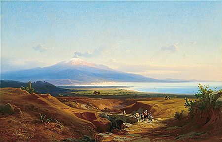 View of the Vesuvius