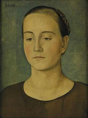 Mädchenkopf. 1923.