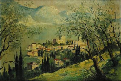 Oberitalienische Landschaft