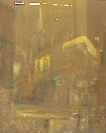 Southwest Street with Palms