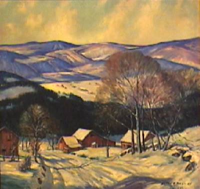 Sample artwork by Glenn Bastian (1890 - 1966), known for landscape, florals, cottage scene and bird paintings - View similar artists and auction records
