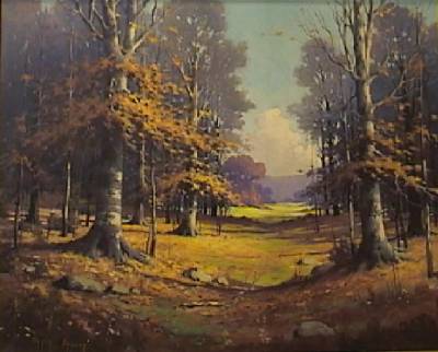Fall Landscape by Orrin Draver - Auction record, sale price, and art valuation. Compare with similar artists and explore comparable artworks.