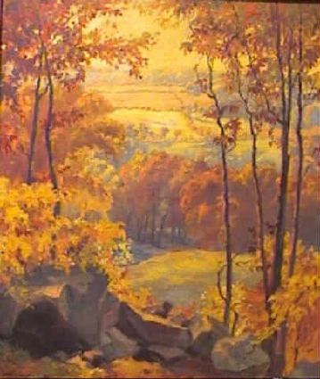Russet Autumn Through the Hills