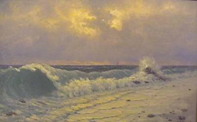 Stormy Morning Seashore