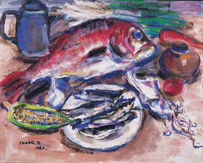 Sample artwork by Wan Chuan Chang (1909 - 2003), known for still-life - View similar artists and auction records