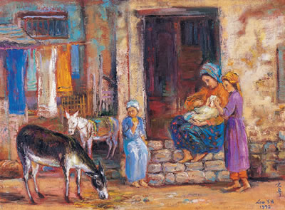 Farmers by the River Nile